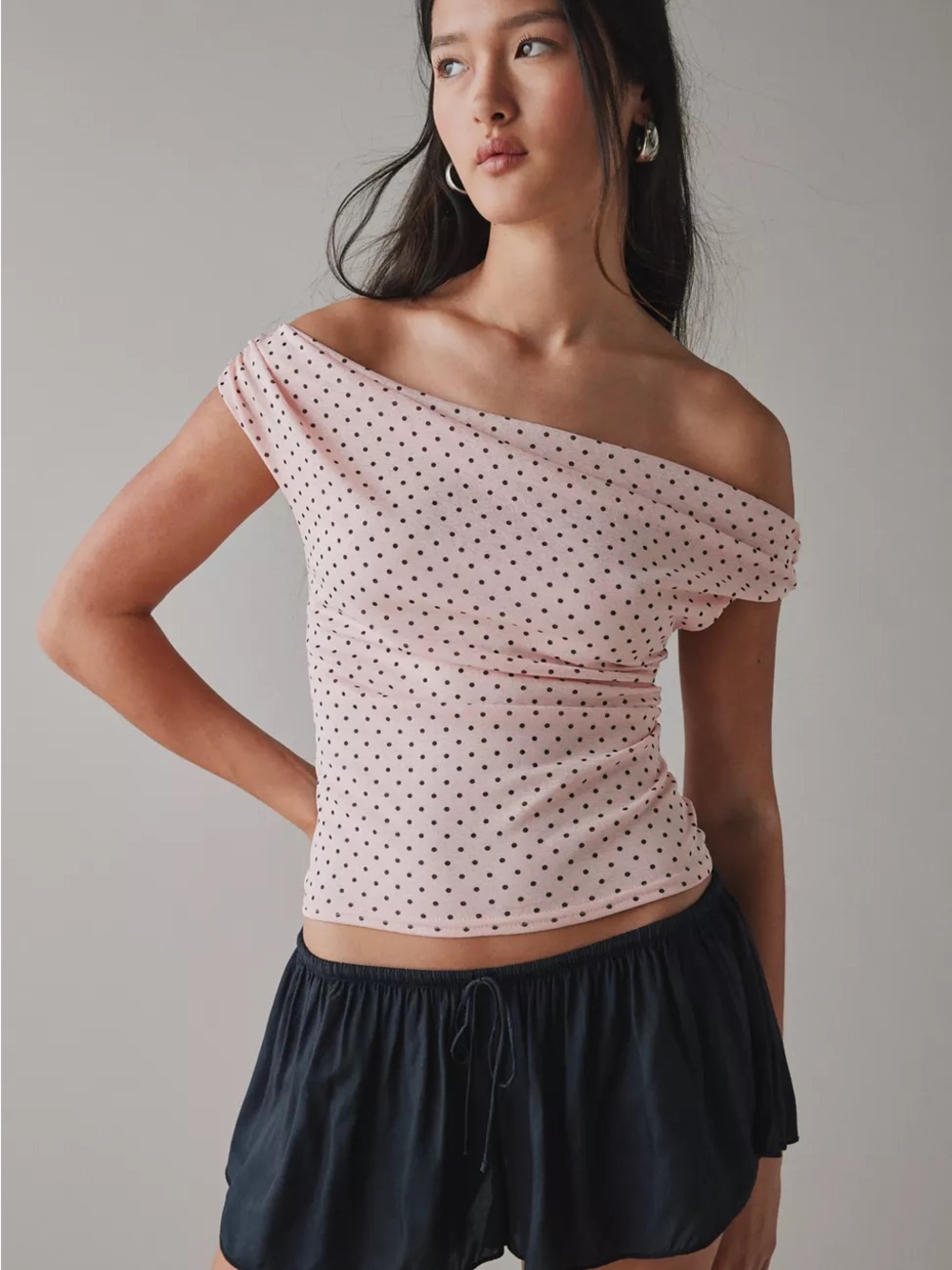 Polka dot top